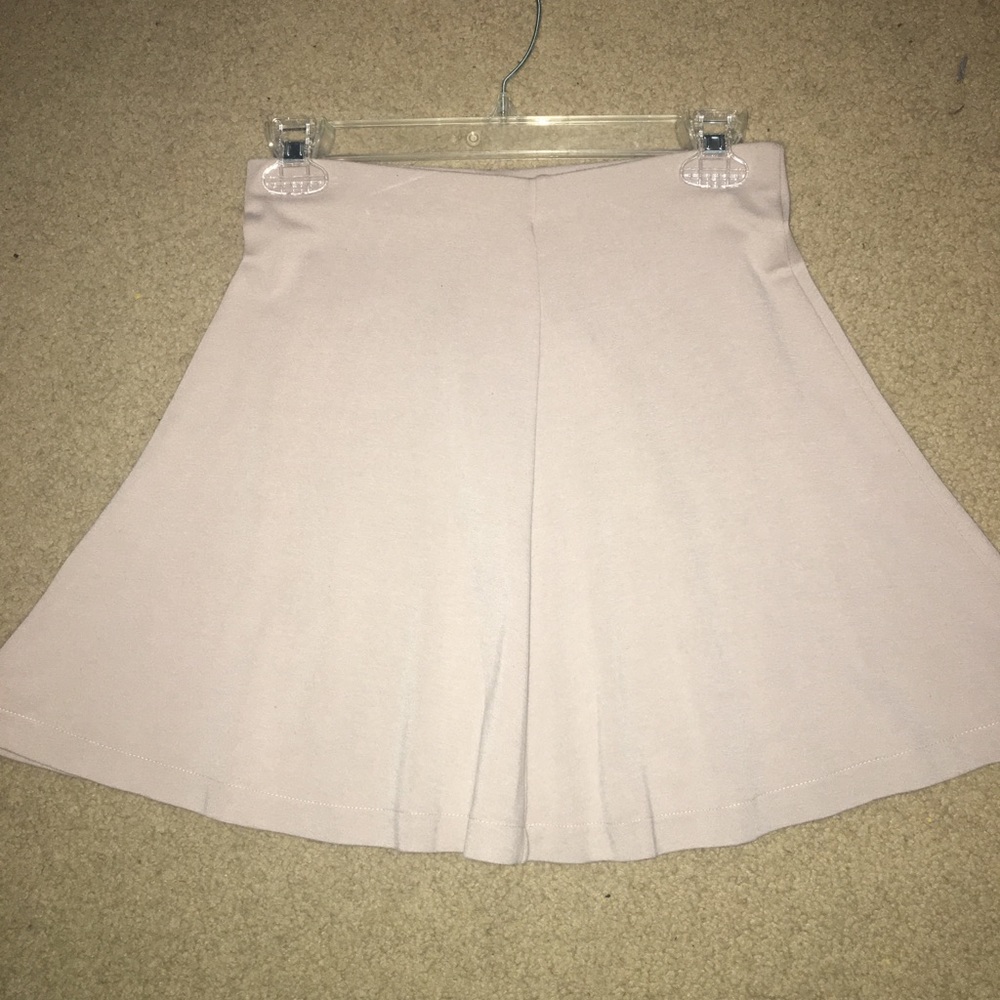 CUTE TAN SKATER SKIRT